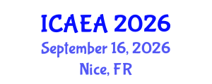 International Conference on Airport Engineering and Architecture (ICAEA) September 16, 2026 - Nice, France
