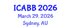 International Conference on Algae Biotechnology and Biofuels (ICABB) March 29, 2026 - Sydney, Australia