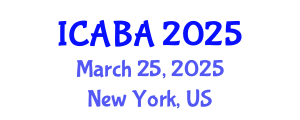 International Conference on Algal Biotechnology and Applications (ICABA) March 25, 2025 - New York, United States