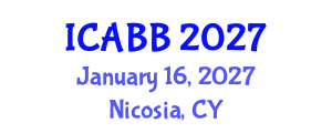 International Conference on Algal Biotechnology and Biochemistry (ICABB) January 16, 2027 - Nicosia, Cyprus