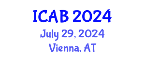 International Conference on Algal Biotechnology (ICAB) July 29, 2024 - Vienna, Austria