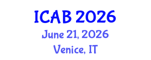 International Conference on Algal Biotechnology (ICAB) June 21, 2026 - Venice, Italy