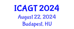 International Conference on Algorithmic Game Theory (ICAGT) August 22, 2024 - Budapest, Hungary
