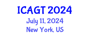 International Conference on Algorithmic Game Theory (ICAGT) July 11, 2024 - New York, United States