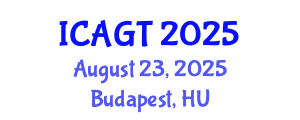 International Conference on Algorithmic Game Theory (ICAGT) August 23, 2025 - Budapest, Hungary