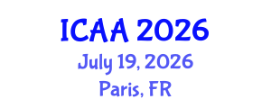 International Conference on Allergy and Asthma (ICAA) July 19, 2026 - Paris, France