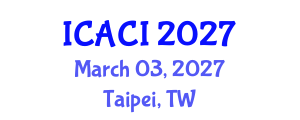 International Conference on Allergy and Clinical Immunology (ICACI) March 03, 2027 - Taipei, Taiwan International Conference on Allergy and Clinical Immunology (ICACI) March 03, 2027 - Taipei, Taiwan