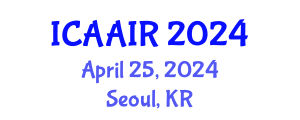 International Conference on Allergy, Asthma, Immunology and Rheumatology (ICAAIR) April 25, 2024 - Seoul, Republic of Korea