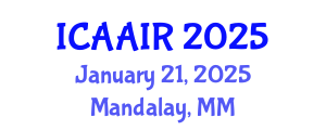 International Conference on Allergy, Asthma, Immunology and Rheumatology (ICAAIR) January 21, 2025 - Mandalay, Myanmar
