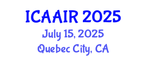 International Conference on Allergy, Asthma, Immunology and Rheumatology (ICAAIR) July 15, 2025 - Quebec City, Canada
