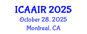 International Conference on Allergy, Asthma, Immunology and Rheumatology (ICAAIR) October 28, 2025 - Montreal, Canada