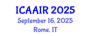 International Conference on Allergy, Asthma, Immunology and Rheumatology (ICAAIR) September 16, 2025 - Rome, Italy