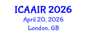 International Conference on Allergy, Asthma, Immunology and Rheumatology (ICAAIR) April 20, 2026 - London, United Kingdom International Conference on Allergy, Asthma, Immunology and Rheumatology (ICAAIR) April 20, 2026 - London, United Kingdom