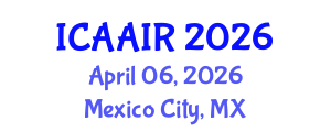 International Conference on Allergy, Asthma, Immunology and Rheumatology (ICAAIR) April 06, 2026 - Mexico City, Mexico International Conference on Allergy, Asthma, Immunology and Rheumatology (ICAAIR) April 06, 2026 - Mexico City, Mexico