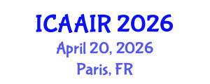 International Conference on Allergy, Asthma, Immunology and Rheumatology (ICAAIR) April 20, 2026 - Paris, France International Conference on Allergy, Asthma, Immunology and Rheumatology (ICAAIR) April 20, 2026 - Paris, France