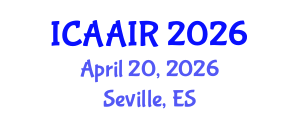 International Conference on Allergy, Asthma, Immunology and Rheumatology (ICAAIR) April 20, 2026 - Seville, Spain International Conference on Allergy, Asthma, Immunology and Rheumatology (ICAAIR) April 20, 2026 - Seville, Spain
