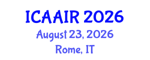 International Conference on Allergy, Asthma, Immunology and Rheumatology (ICAAIR) August 23, 2026 - Rome, Italy International Conference on Allergy, Asthma, Immunology and Rheumatology (ICAAIR) August 23, 2026 - Rome, Italy