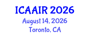 International Conference on Allergy, Asthma, Immunology and Rheumatology (ICAAIR) August 14, 2026 - Toronto, Canada International Conference on Allergy, Asthma, Immunology and Rheumatology (ICAAIR) August 14, 2026 - Toronto, Canada