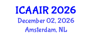 International Conference on Allergy, Asthma, Immunology and Rheumatology (ICAAIR) December 02, 2026 - Amsterdam, Netherlands International Conference on Allergy, Asthma, Immunology and Rheumatology (ICAAIR) December 02, 2026 - Amsterdam, Netherlands