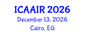 International Conference on Allergy, Asthma, Immunology and Rheumatology (ICAAIR) December 13, 2026 - Cairo, Egypt International Conference on Allergy, Asthma, Immunology and Rheumatology (ICAAIR) December 13, 2026 - Cairo, Egypt