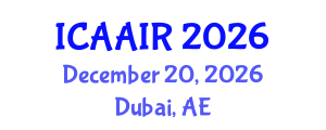 International Conference on Allergy, Asthma, Immunology and Rheumatology (ICAAIR) December 20, 2026 - Dubai, United Arab Emirates International Conference on Allergy, Asthma, Immunology and Rheumatology (ICAAIR) December 20, 2026 - Dubai, United Arab Emirates