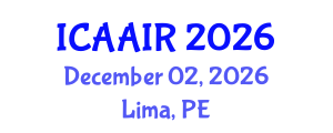 International Conference on Allergy, Asthma, Immunology and Rheumatology (ICAAIR) December 02, 2026 - Lima, Peru International Conference on Allergy, Asthma, Immunology and Rheumatology (ICAAIR) December 02, 2026 - Lima, Peru