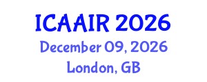 International Conference on Allergy, Asthma, Immunology and Rheumatology (ICAAIR) December 09, 2026 - London, United Kingdom International Conference on Allergy, Asthma, Immunology and Rheumatology (ICAAIR) December 09, 2026 - London, United Kingdom