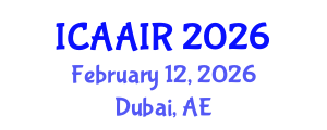 International Conference on Allergy, Asthma, Immunology and Rheumatology (ICAAIR) February 12, 2026 - Dubai, United Arab Emirates International Conference on Allergy, Asthma, Immunology and Rheumatology (ICAAIR) February 12, 2026 - Dubai, United Arab Emirates