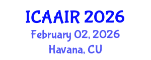 International Conference on Allergy, Asthma, Immunology and Rheumatology (ICAAIR) February 02, 2026 - Havana, Cuba International Conference on Allergy, Asthma, Immunology and Rheumatology (ICAAIR) February 02, 2026 - Havana, Cuba