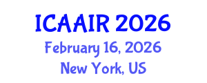 International Conference on Allergy, Asthma, Immunology and Rheumatology (ICAAIR) February 16, 2026 - New York, United States International Conference on Allergy, Asthma, Immunology and Rheumatology (ICAAIR) February 16, 2026 - New York, United States