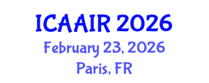 International Conference on Allergy, Asthma, Immunology and Rheumatology (ICAAIR) February 23, 2026 - Paris, France International Conference on Allergy, Asthma, Immunology and Rheumatology (ICAAIR) February 23, 2026 - Paris, France