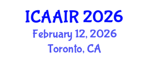 International Conference on Allergy, Asthma, Immunology and Rheumatology (ICAAIR) February 12, 2026 - Toronto, Canada International Conference on Allergy, Asthma, Immunology and Rheumatology (ICAAIR) February 12, 2026 - Toronto, Canada
