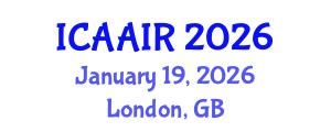 International Conference on Allergy, Asthma, Immunology and Rheumatology (ICAAIR) January 19, 2026 - London, United Kingdom International Conference on Allergy, Asthma, Immunology and Rheumatology (ICAAIR) January 19, 2026 - London, United Kingdom