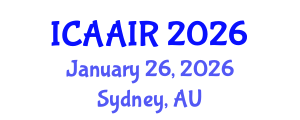 International Conference on Allergy, Asthma, Immunology and Rheumatology (ICAAIR) January 26, 2026 - Sydney, Australia International Conference on Allergy, Asthma, Immunology and Rheumatology (ICAAIR) January 26, 2026 - Sydney, Australia