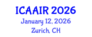 International Conference on Allergy, Asthma, Immunology and Rheumatology (ICAAIR) January 12, 2026 - Zurich, Switzerland International Conference on Allergy, Asthma, Immunology and Rheumatology (ICAAIR) January 12, 2026 - Zurich, Switzerland