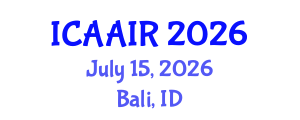 International Conference on Allergy, Asthma, Immunology and Rheumatology (ICAAIR) July 15, 2026 - Bali, Indonesia International Conference on Allergy, Asthma, Immunology and Rheumatology (ICAAIR) July 15, 2026 - Bali, Indonesia