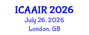 International Conference on Allergy, Asthma, Immunology and Rheumatology (ICAAIR) July 26, 2026 - London, United Kingdom International Conference on Allergy, Asthma, Immunology and Rheumatology (ICAAIR) July 26, 2026 - London, United Kingdom