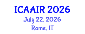 International Conference on Allergy, Asthma, Immunology and Rheumatology (ICAAIR) July 22, 2026 - Rome, Italy International Conference on Allergy, Asthma, Immunology and Rheumatology (ICAAIR) July 22, 2026 - Rome, Italy