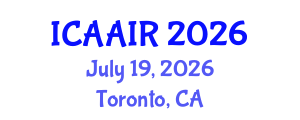 International Conference on Allergy, Asthma, Immunology and Rheumatology (ICAAIR) July 19, 2026 - Toronto, Canada International Conference on Allergy, Asthma, Immunology and Rheumatology (ICAAIR) July 19, 2026 - Toronto, Canada