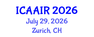 International Conference on Allergy, Asthma, Immunology and Rheumatology (ICAAIR) July 29, 2026 - Zurich, Switzerland International Conference on Allergy, Asthma, Immunology and Rheumatology (ICAAIR) July 29, 2026 - Zurich, Switzerland