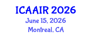 International Conference on Allergy, Asthma, Immunology and Rheumatology (ICAAIR) June 15, 2026 - Montreal, Canada International Conference on Allergy, Asthma, Immunology and Rheumatology (ICAAIR) June 15, 2026 - Montreal, Canada