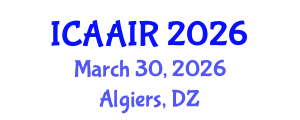 International Conference on Allergy, Asthma, Immunology and Rheumatology (ICAAIR) March 30, 2026 - Algiers, Algeria International Conference on Allergy, Asthma, Immunology and Rheumatology (ICAAIR) March 30, 2026 - Algiers, Algeria