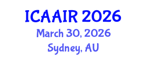 International Conference on Allergy, Asthma, Immunology and Rheumatology (ICAAIR) March 30, 2026 - Sydney, Australia International Conference on Allergy, Asthma, Immunology and Rheumatology (ICAAIR) March 30, 2026 - Sydney, Australia