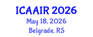 International Conference on Allergy, Asthma, Immunology and Rheumatology (ICAAIR) May 18, 2026 - Belgrade, Serbia International Conference on Allergy, Asthma, Immunology and Rheumatology (ICAAIR) May 18, 2026 - Belgrade, Serbia