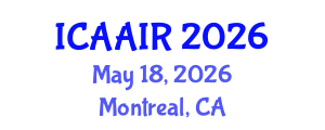 International Conference on Allergy, Asthma, Immunology and Rheumatology (ICAAIR) May 18, 2026 - Montreal, Canada International Conference on Allergy, Asthma, Immunology and Rheumatology (ICAAIR) May 18, 2026 - Montreal, Canada
