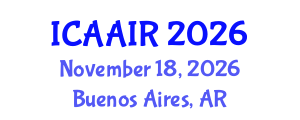 International Conference on Allergy, Asthma, Immunology and Rheumatology (ICAAIR) November 18, 2026 - Buenos Aires, Argentina International Conference on Allergy, Asthma, Immunology and Rheumatology (ICAAIR) November 18, 2026 - Buenos Aires, Argentina