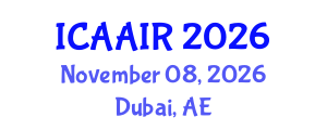 International Conference on Allergy, Asthma, Immunology and Rheumatology (ICAAIR) November 08, 2026 - Dubai, United Arab Emirates International Conference on Allergy, Asthma, Immunology and Rheumatology (ICAAIR) November 08, 2026 - Dubai, United Arab Emirates