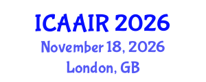 International Conference on Allergy, Asthma, Immunology and Rheumatology (ICAAIR) November 18, 2026 - London, United Kingdom International Conference on Allergy, Asthma, Immunology and Rheumatology (ICAAIR) November 18, 2026 - London, United Kingdom