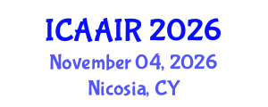 International Conference on Allergy, Asthma, Immunology and Rheumatology (ICAAIR) November 04, 2026 - Nicosia, Cyprus International Conference on Allergy, Asthma, Immunology and Rheumatology (ICAAIR) November 04, 2026 - Nicosia, Cyprus