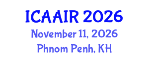 International Conference on Allergy, Asthma, Immunology and Rheumatology (ICAAIR) November 11, 2026 - Phnom Penh, Cambodia International Conference on Allergy, Asthma, Immunology and Rheumatology (ICAAIR) November 11, 2026 - Phnom Penh, Cambodia
